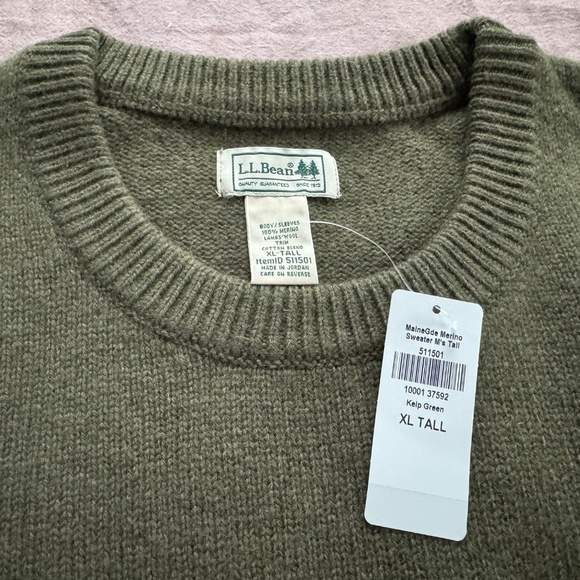Men's Maine Guide Lightweight Lambswool Sweater - Picture 2 of 8